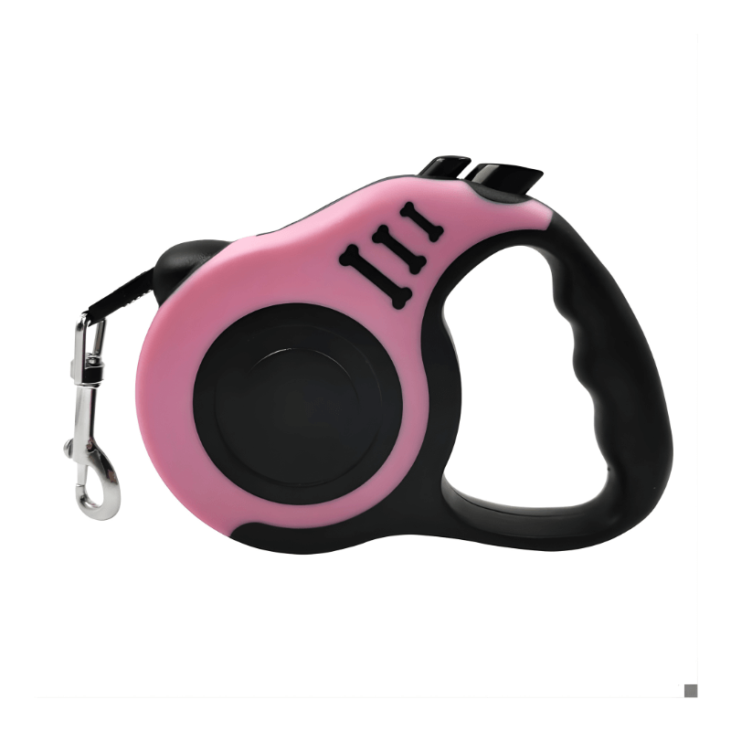 Ergonomic Retractable Leash for Easy Control During Dog Walks