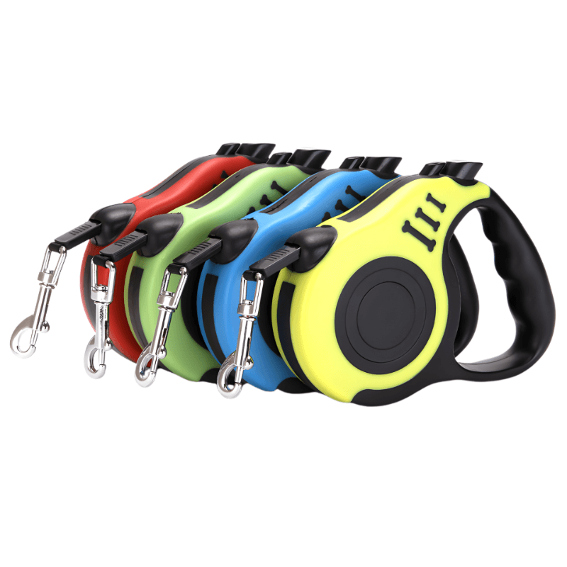 Ergonomic Retractable Leash for Easy Control During Dog Walks
