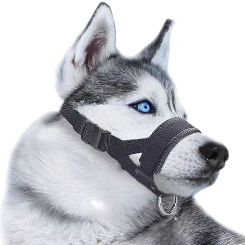 Adjustable Dog Muzzle with Soft Cotton Lining
