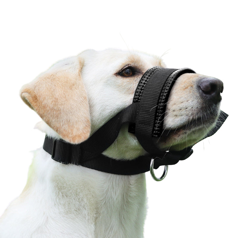 Adjustable Dog Muzzle with Soft Cotton Lining