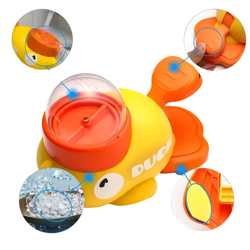 Interactive Pet Training Toy – Duck Puzzle Feeder with Adjustable Food Dispenser
