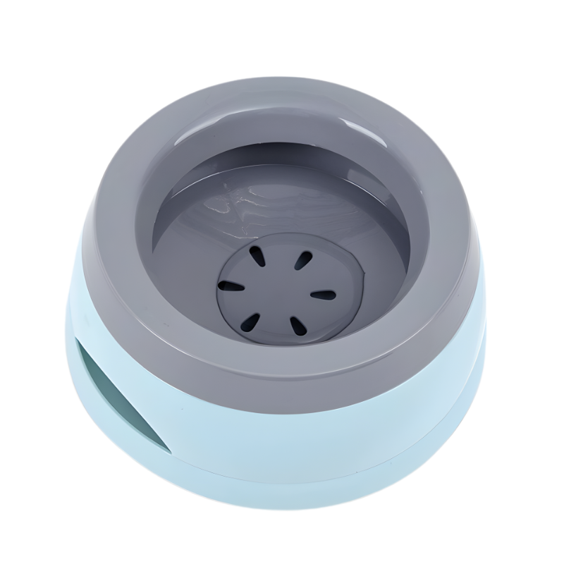 Pet Water Bowl for Dogs and Cats with Floating Disk Design