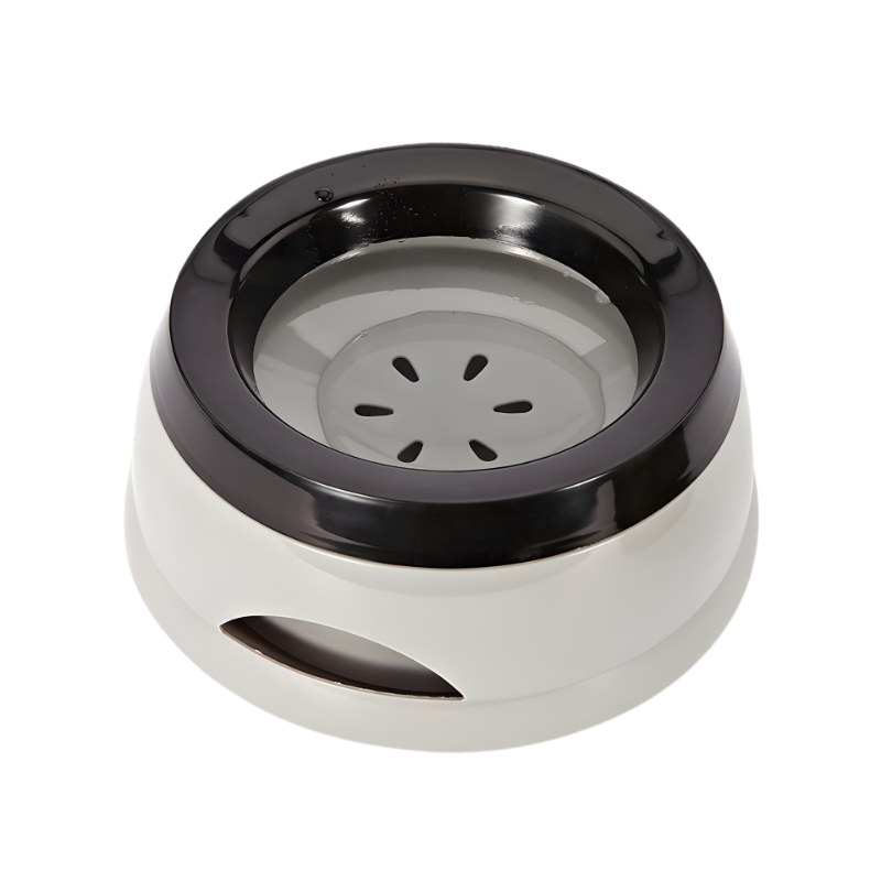Pet Water Bowl for Dogs and Cats with Floating Disk Design