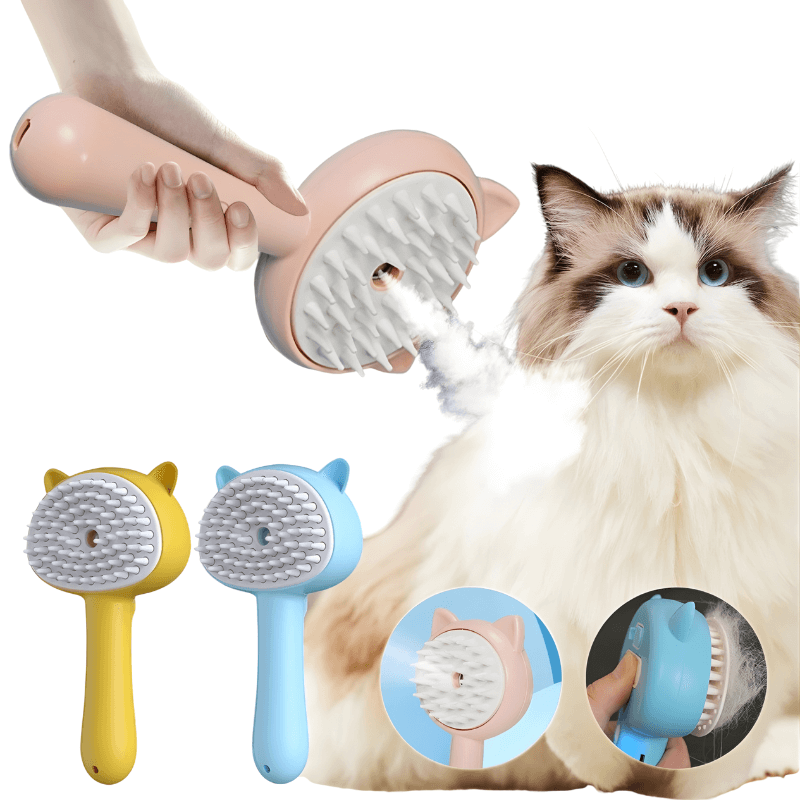 Rechargeable Mist Grooming Brush for Dogs and Cats