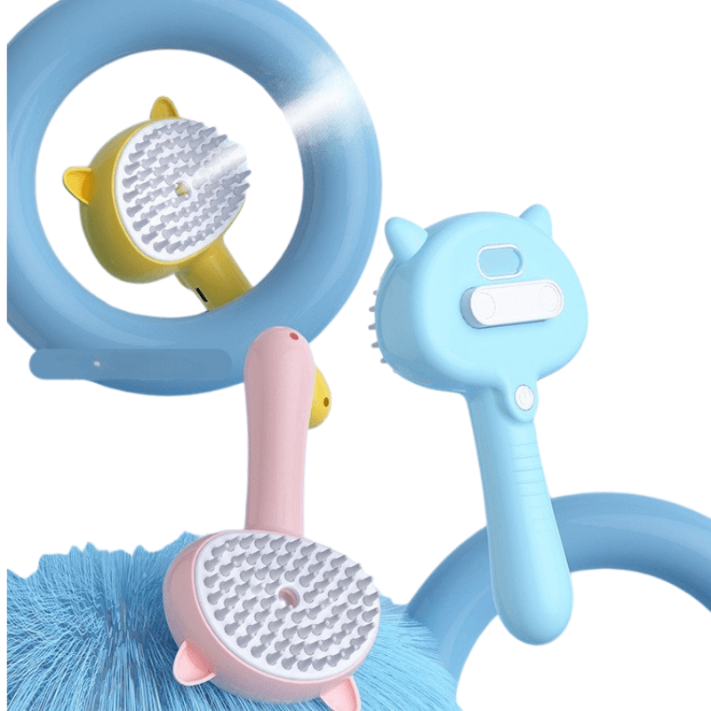 Rechargeable Mist Grooming Brush for Dogs and Cats