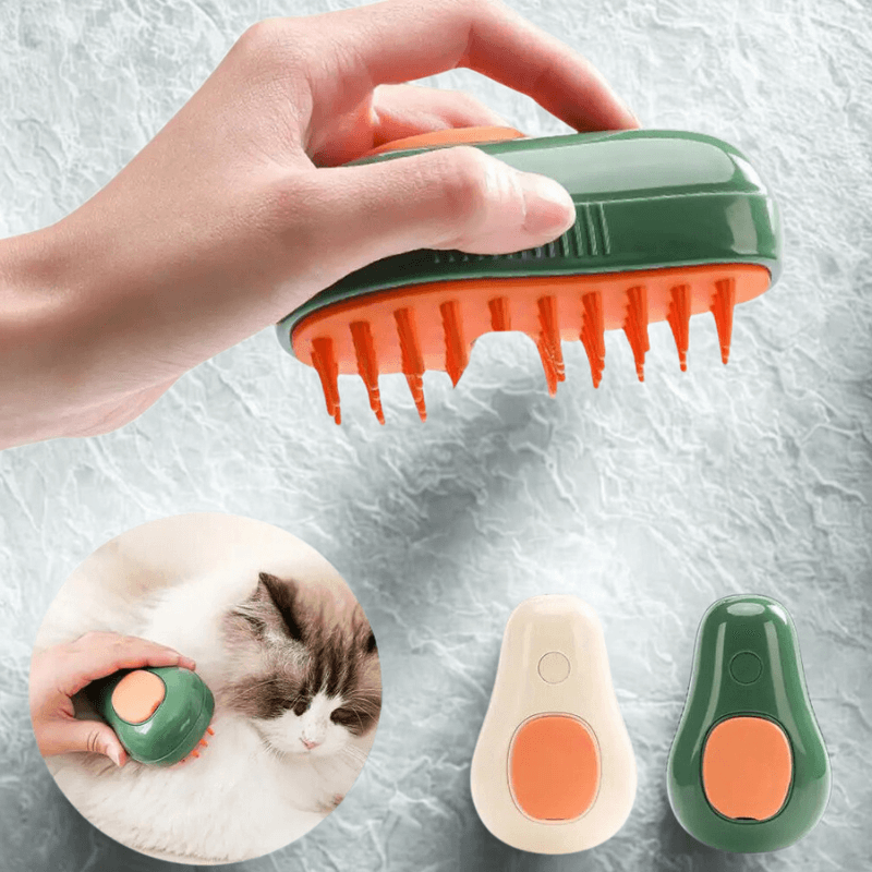 Rechargeable Pet Grooming Brush with Mist Sprayer for Dogs and Cats